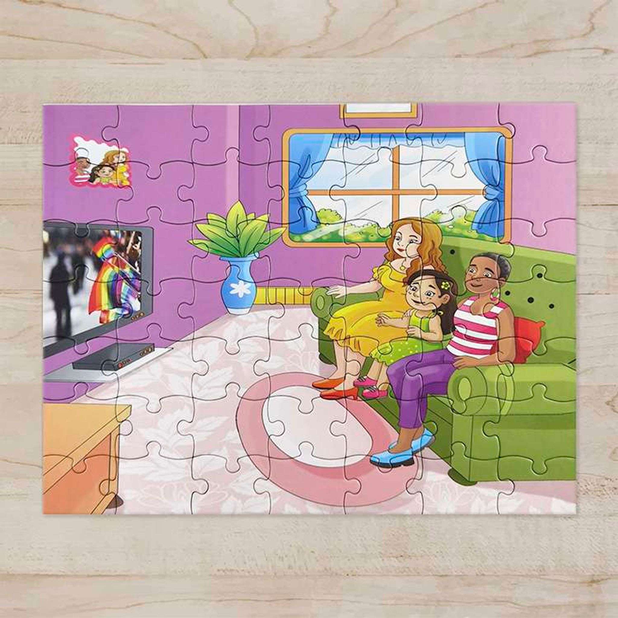 Two Mommies Conversation Puzzle 